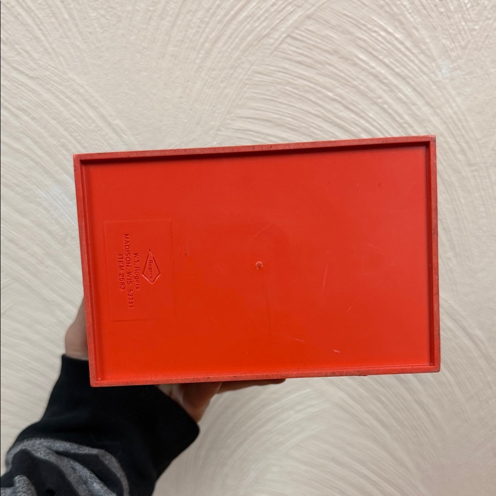 Bold and Vintage Orange Storage Box - Picture 8 of 10